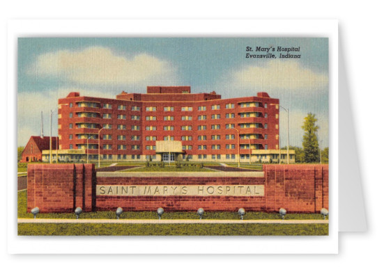 Evansville Indiana St. Mary's Hospital Front View