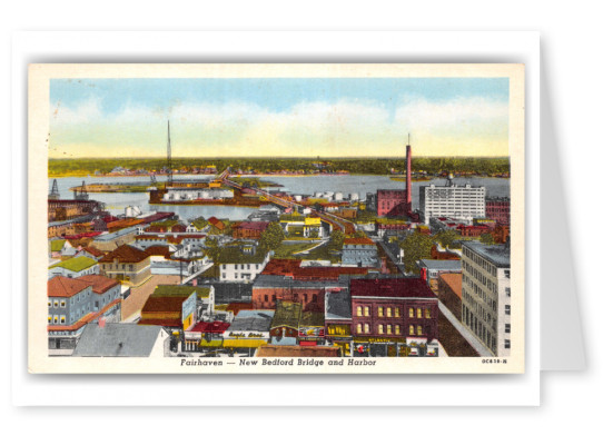 Fairhaven, Massachusetts, New Bedford Bridge and Harbor