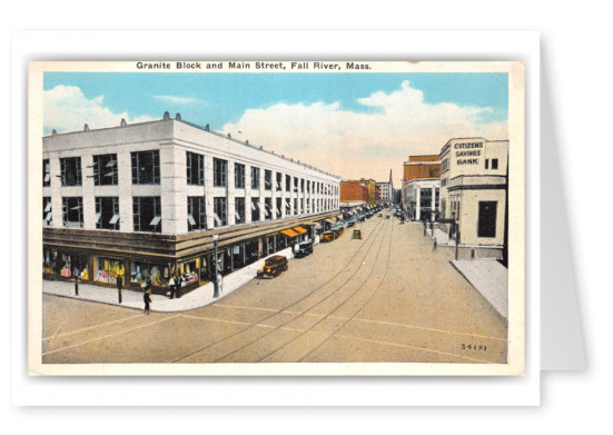 Fall River, Massachusetts, Granite Block and Main Street