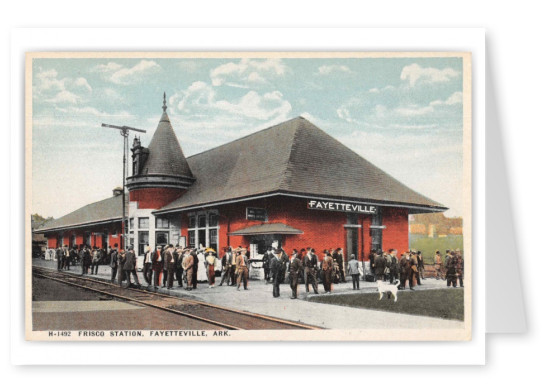 Fayetteville Arkansas Frisco Station Passengers