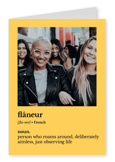 Flaneur definição