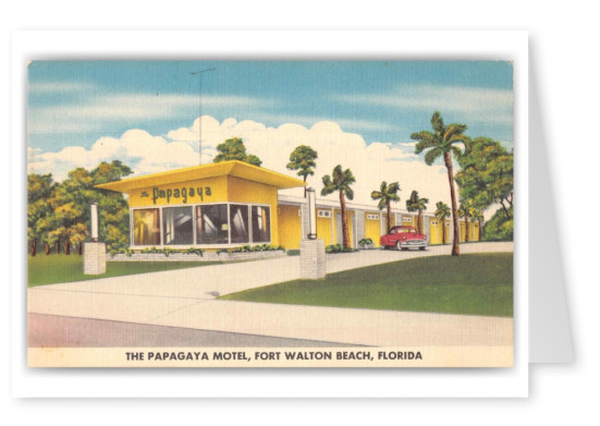 Fort Walton Beach Florida Papgaya Motel