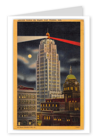 Fort Wayne, Indiana, Lincoln Tower by night