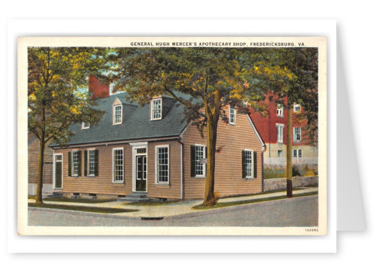 Fredericksburg, Virginia, General Hugh Mercer's Apothecary Shop
