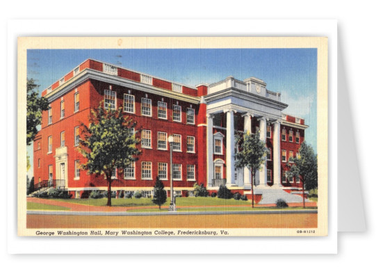 Fredericksburg, Virginia, George Washington Hall, Mary Washington College