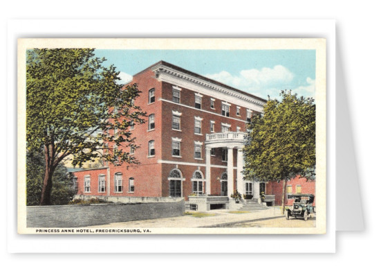 Fredericksburg, Virginia, Princess anne Hotel