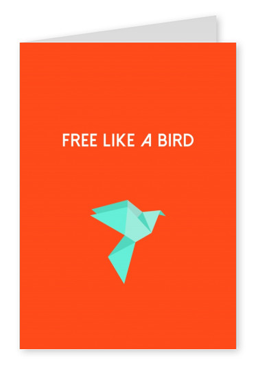 Free as a bird! Origami bird