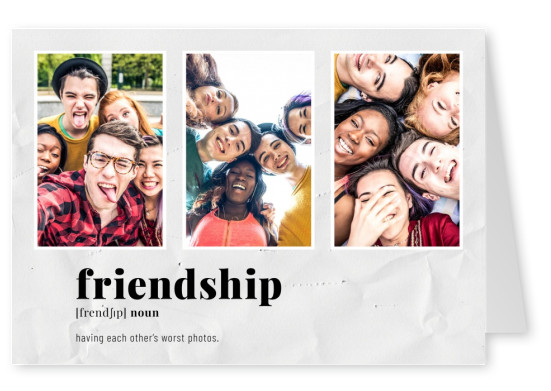 postcard friendship