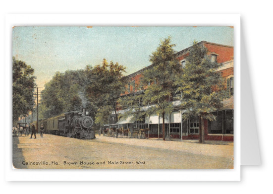 Gainesville, Florida, Brown House and Main Street