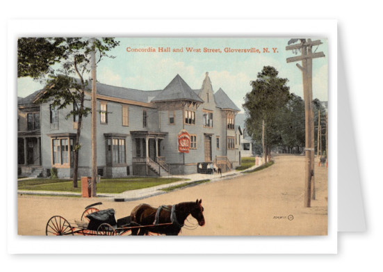 Gloversville, New York, Concordia Hall and West Street