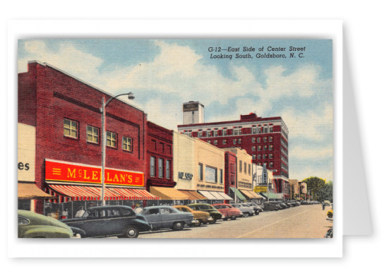 Goldsboro, North Carolina, looking South on the east side of Center Street