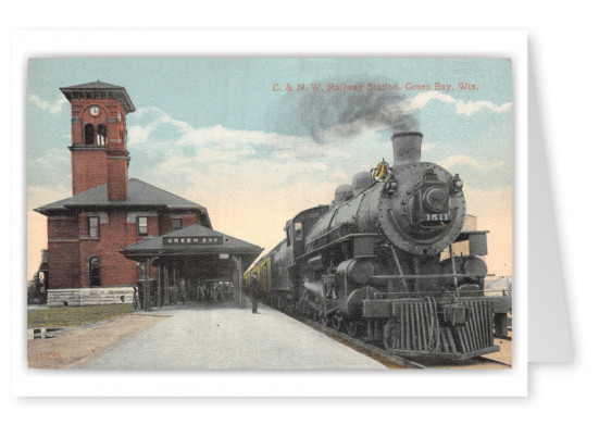 Green Bay, Wisconsin, C. & N.W. Railway Station