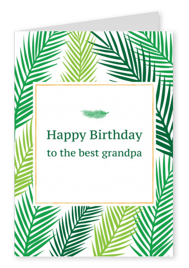Birthday Green Ferns