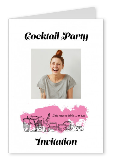 Cocktail party illustration