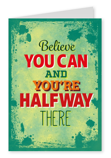 colorful illustration graphic paper grunge quote motivation
