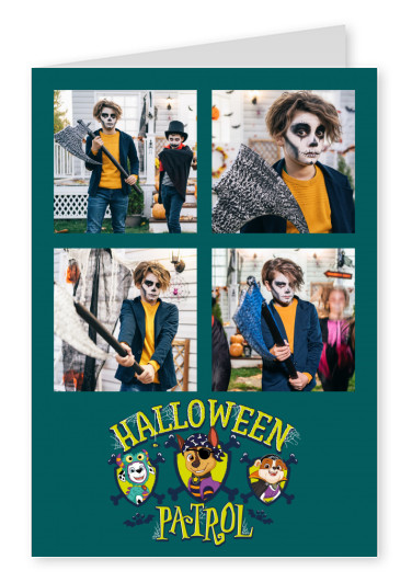 PAW Patrol postcard Halloween Patrol