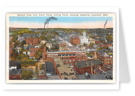 Hamilton, Ohio, Court House looking north