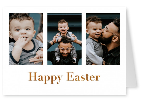 Postcard saying Happy Easter