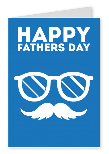 Happy Fathers Day Moustache 
