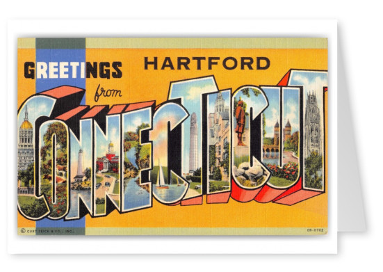 Hartford, Connecticut Greetings from