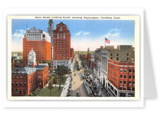 Hartford, Connecticut, main Street looking south