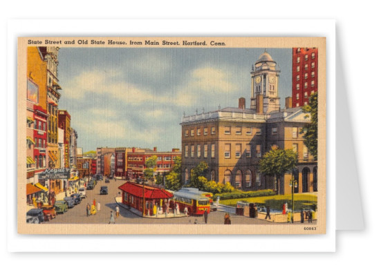 Hartford, Connecticut, State Street and Old State House