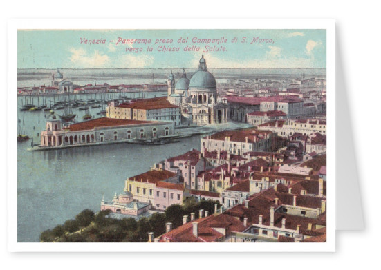 vintage stil illustration av Venedig