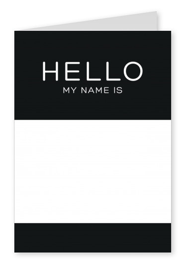 Hej, mit namn är...