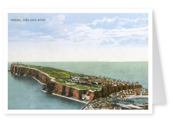 vintage postcard Helgoland