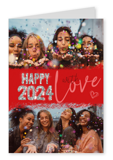 Joyeux 2024 avec amour