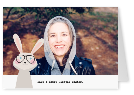 Hipster Easter Bunny