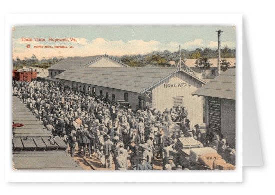 Hopewell Virginia Train Station | Vintage & Antique Postcards 🗺 📷 🎠 ...