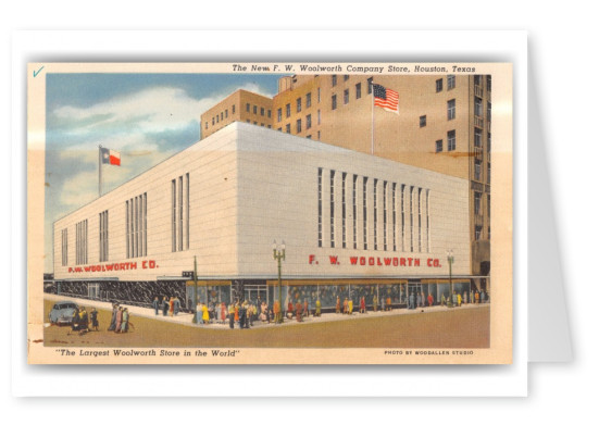 Houston, Texas, New FW Woolworth Company Store