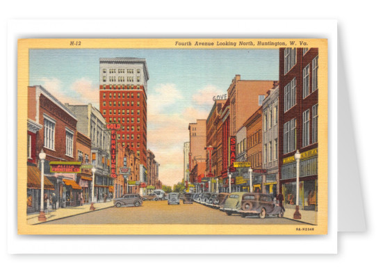 Huntington, West Virginia, Fourth Avenue looking north