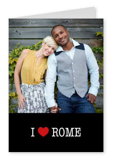 i love rome postcard