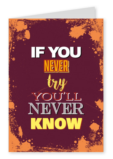 Vintage: If you never try you will never knoe