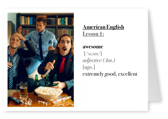 HEIMAT en el extranjero â€“ inglÃ©s Americano lecciÃ³n 1: awesome