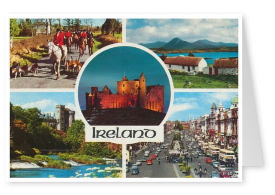 John Hinde Archivio collage di foto in Irlanda