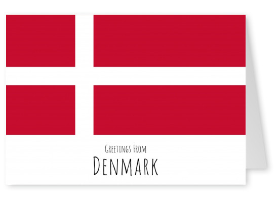 grafica bandiera Danimarca