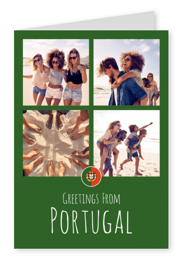 grafica bandiera Portogallo