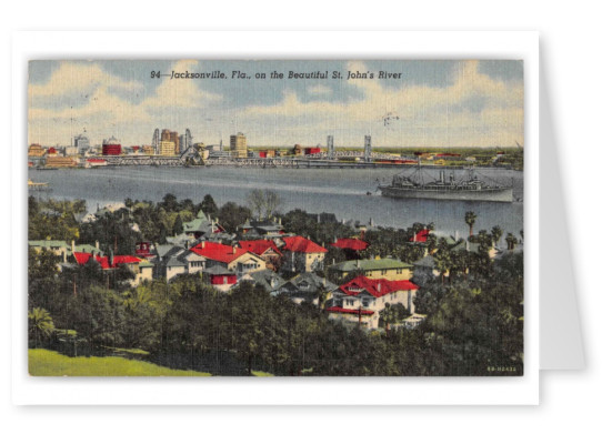 Jacksonville Florida St.Johns River Scenic View
