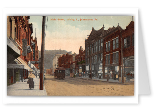 Johnstown, Pennsylvania, Main Street looking east