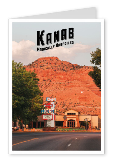 postcard KANAB Magically unspoiled