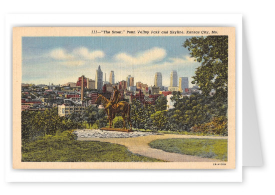 Kansas City, Missouri, Penn Valley Park and Skyline