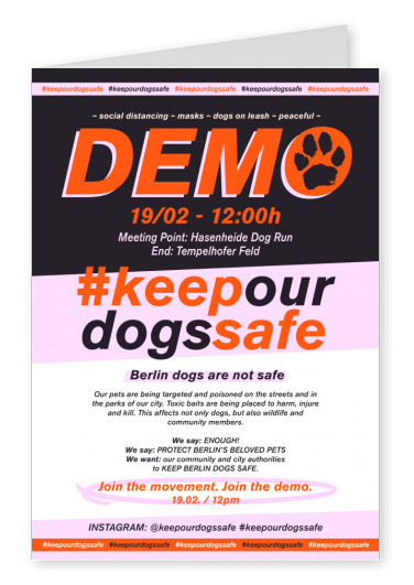 Keep Our Dogs Safe DEMO poster