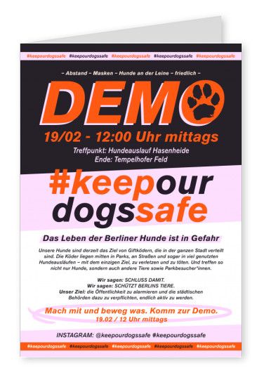 Keep Our Dogs Safe DEMO poster