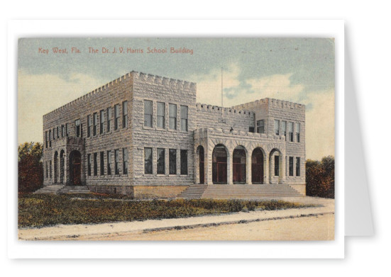 Key West Florida Dr.JV Harris School Building