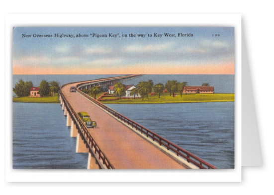 Key West, Florida, new Overseas Highway above Pigeon Key