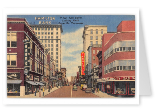 Knoxville, Tennessee, Gay Street looking north