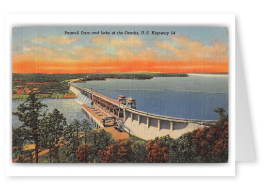 Lake of the Ozarks Missouri Bagnell Dam Highway 54